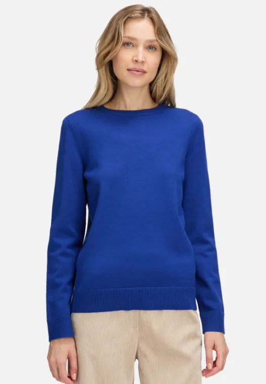Betty Barclay Basic-Strickpullover mit Rundhalsausschnitt
