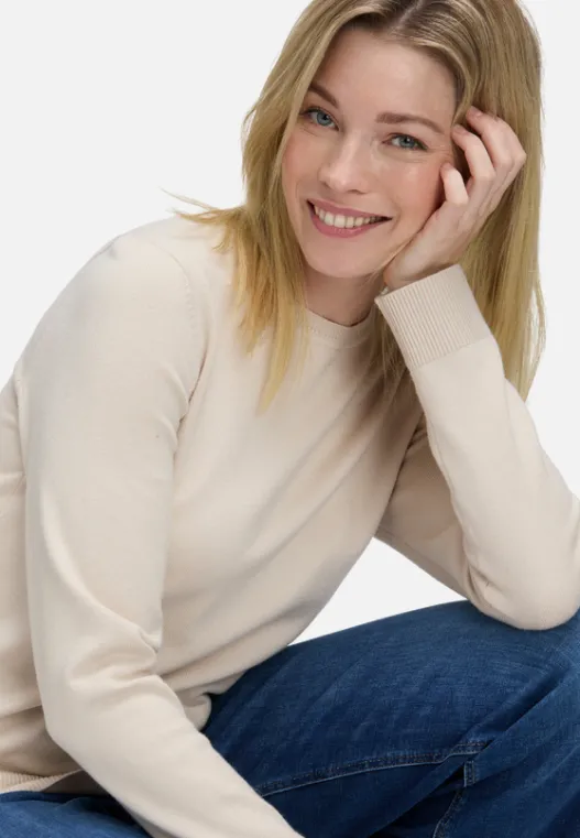Betty Barclay Basic-Strickpullover mit Rundhalsausschnitt