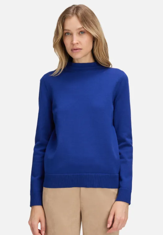 Betty Barclay Basic-Strickpullover mit Stehkragen