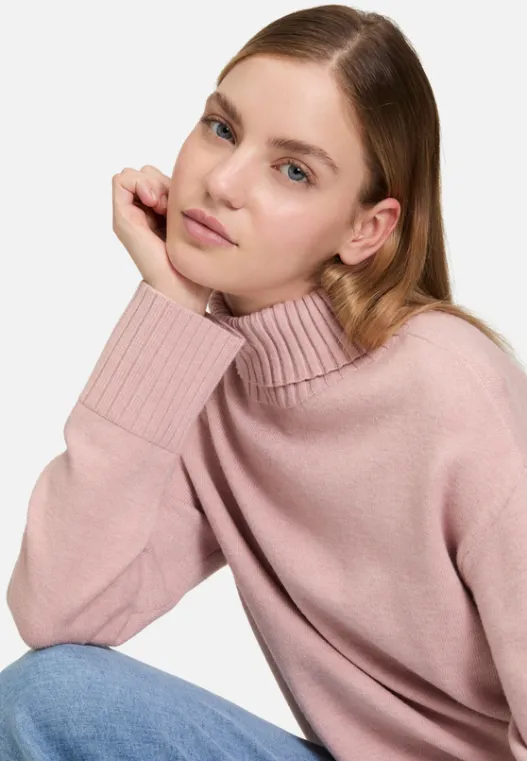 Betty Barclay Feinstrickpullover mit hohem Kragen